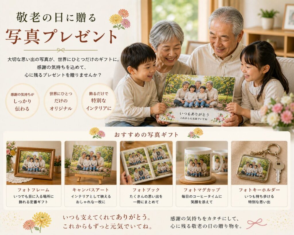 敬老の日 プレゼント 写真